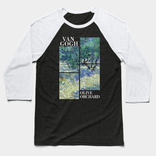 Van Gogh - Olive Orchard Baseball T-Shirt